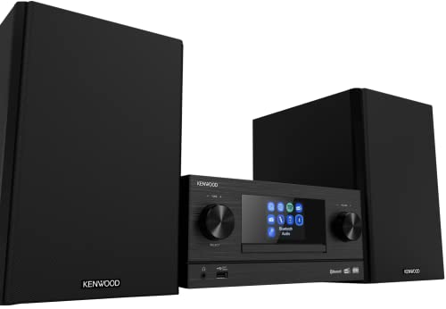 Kenwood M-9000S-B - Smart Micro Hi-Fi System mit Internetradio, DAB+, CD/USB und Audiostreaming, Farbe Schwarz - 3