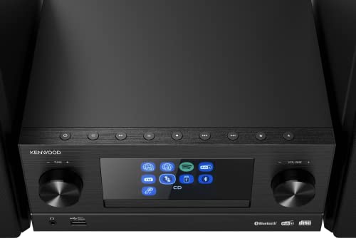 Kenwood M-9000S-B - Smart Micro Hi-Fi System mit Internetradio, DAB+, CD/USB und Audiostreaming, Farbe Schwarz - 6