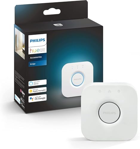 Philips Hue Starterpaket - GU5.3 - mit 2 Spots (MR16) - 12V - Weißes und Farbiges Licht - Inkl. 1 Hue Bridge - Hue White and Color Ambiance - 4
