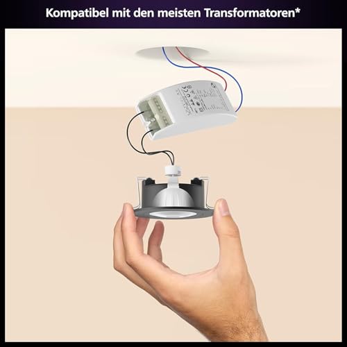 Philips Hue Starterpaket GU5.3 mit 2 Spots (MR16) Inkl.1 Hue Bridge - Hue White Ambiance LED Lampen für das Hue Lichtsystem mit allen Weißtönen, smarte Lichtsteuerung über Sprache und App - 6