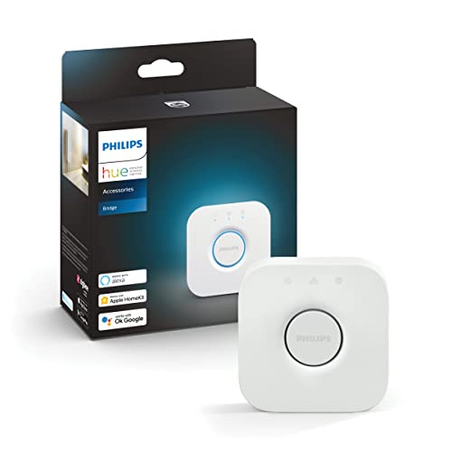 Philips Hue Starterpaket White and Color Ambiance GU5.3-2 Hue Lampen, Dimmer Switch und Bridge - Einfache Installation - Funktioniert mit Alexa und Google Home - 9