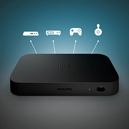 Philips Hue Entertainment Starterpaket für 55 Zoll TV - 1 HDMI Sync Box (Inkl. HDMI Kabel) - 1 Philips Hue Play Gradient Lightstrip 55 Zoll - 8