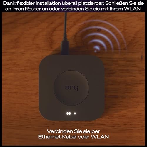 Philips Hue Bridge Pro Steuergerät für Hue-Beleuchtungssysteme, intelligente Steuerzentrale zur Steuerung von Hue-Smart-Home-Leuchten, kompatibel mit Sprachsteuerung und über App von überall aus - 8