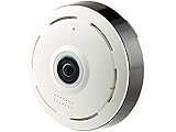 7links IP-Panorama-Überwachungskamera, 360°-Rundumsicht, Nachtsicht, Full HD