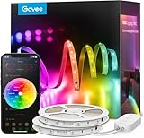Govee LED Strip 30 m, Smart RGBIC LED Strip Fairy Lights Strip Works with Alexa & Google Assistant, DIY Segment Control, App Control, Music Sync, for Party, Home, 2 Rolls of 15 m