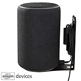 „Hergestellt für Amazon“ Wandbefestigung für Echo Plus (2. Gen.) und Echo (3. Gen.) - Schwarz