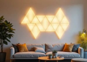 Smarte Lichtdreiecke (Symbolbild) Smarte Lichtdreiecke (Symbolbild)